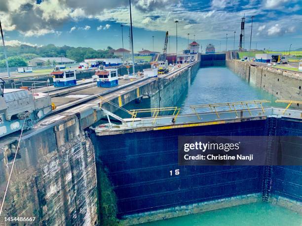 panama canal highlights - panama stock-fotos und bilder
