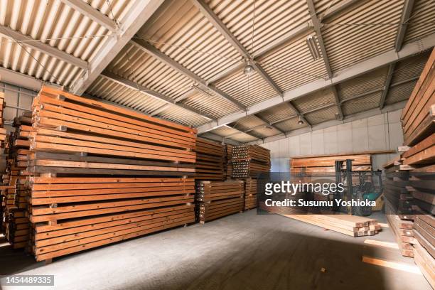 unattended image of a wood sawmill - chichibu saitama stock pictures, royalty-free photos & images