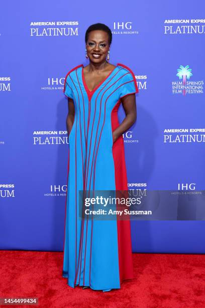 Viola Davis attends the 34th Annual Palm Springs International Film Awards sponsored by IHG Hotels & Resorts at Palm Springs Convention Center on...