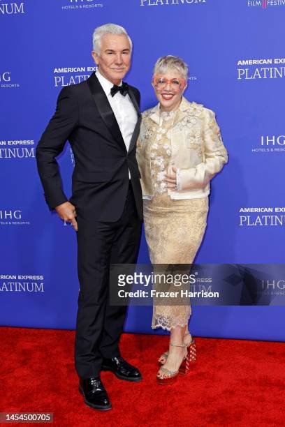 Baz Luhrmann and Catherine Martin attend the 34th Annual Palm Springs International Film Awards at Palm Springs Convention Center on January 05, 2023...