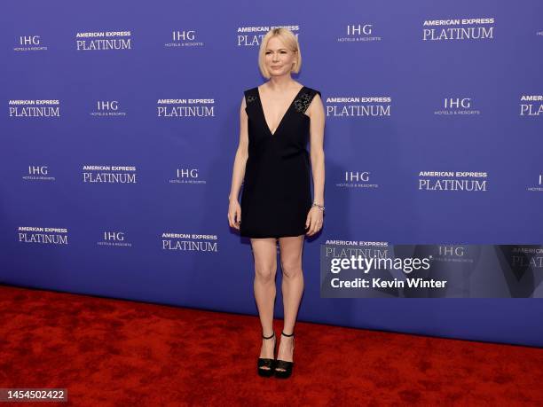 Michelle Williams attends the 2023 Palm Springs International Film Festival Awards Night Gala at Palm Springs Convention Center on January 05, 2023...