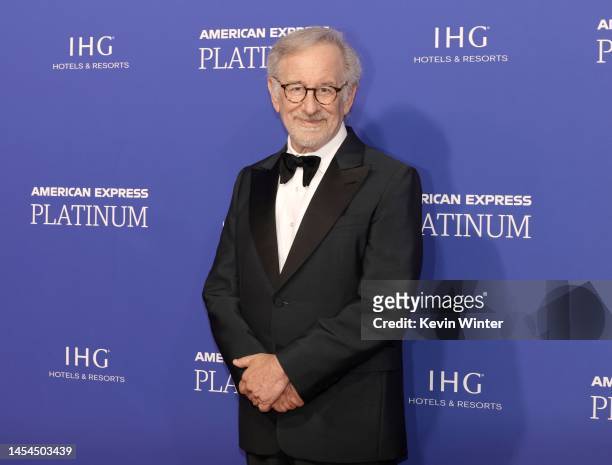 Steven Spielberg attends the 2023 Palm Springs International Film Festival Awards Night Gala at Palm Springs Convention Center on January 05, 2023 in...