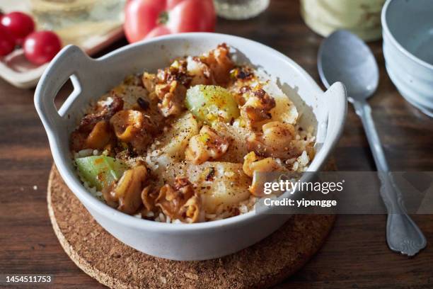 delicious and healthy quinoa rice risotto - black pepper stock pictures, royalty-free photos & images