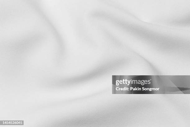 white color fabric cloth polyester texture and textile background. - textile stock pictures, royalty-free photos & images