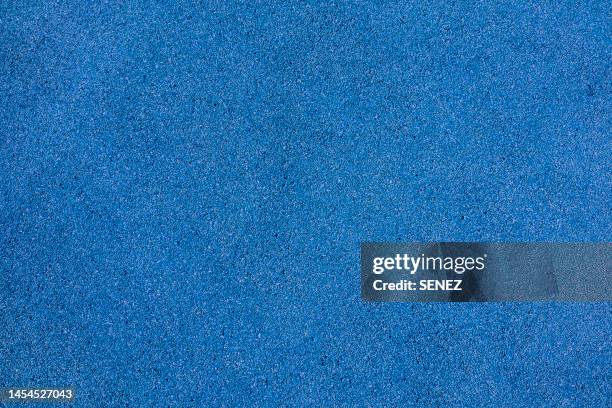 full frame shot of blue background - sports track from above stock pictures, royalty-free photos & images