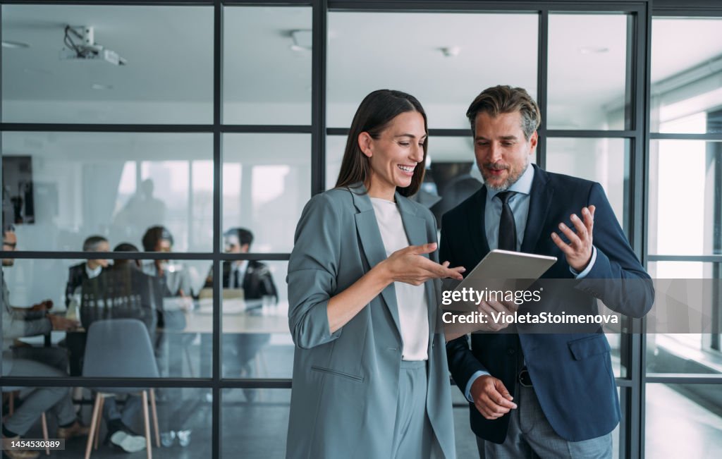 Business people in the office.