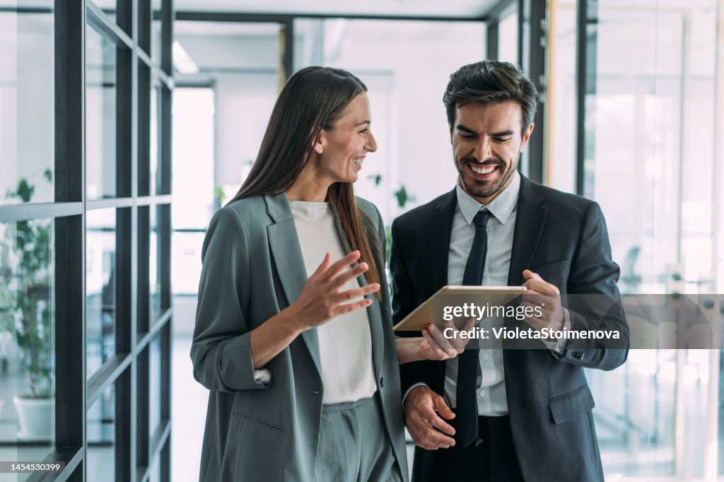 Business people in the office.