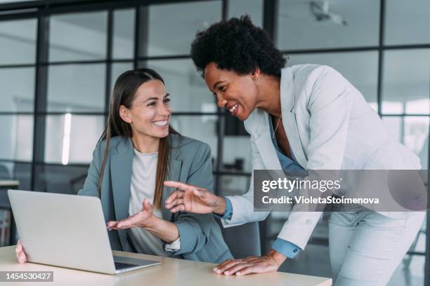 business partners in meeting. - real estate agent woman stock pictures, royalty-free photos & images