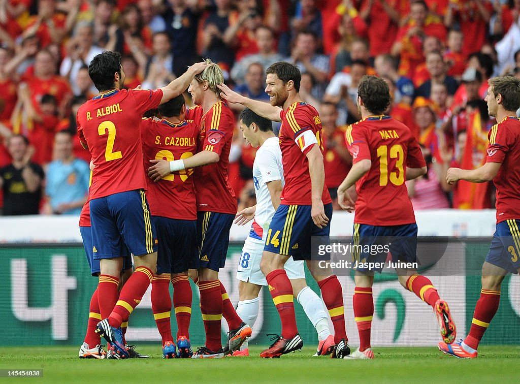 Spain v Korea Republic International Friendly