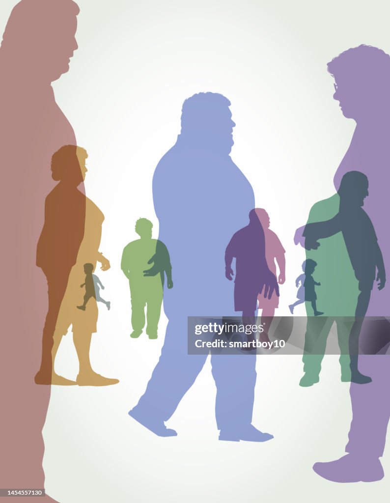 Overweight Graphics Overweight People High-Res Vector Graphic - Getty Images