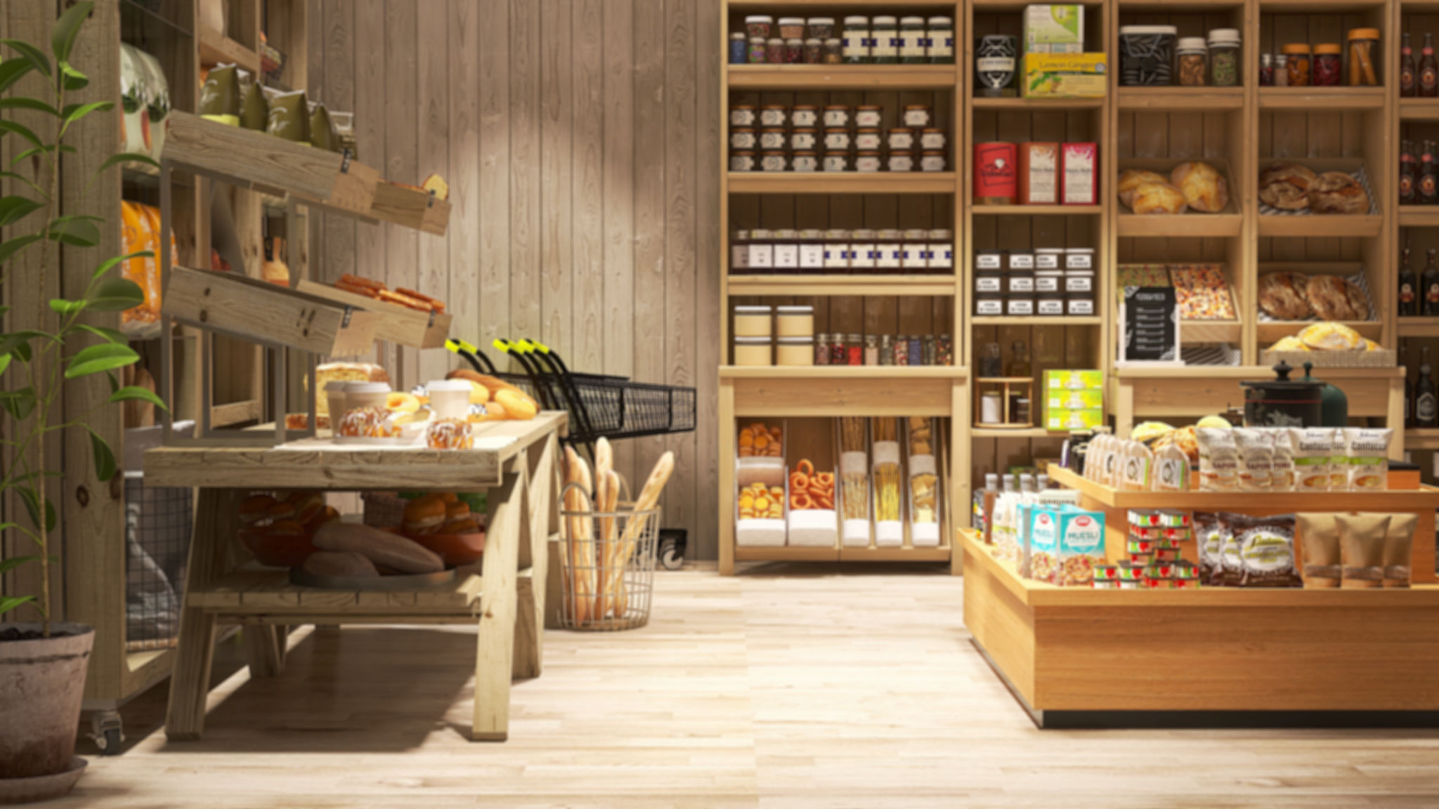modern retail store