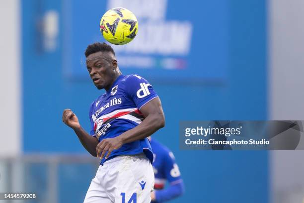 Ronaldo Vieira of UC Sampdoria in action during the Serie A match between US Sassuolo and UC Sampdoria at Mapei Stadium - Citta' del Tricolore on...
