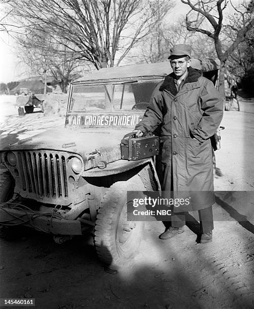 Pictured: NBC News' John Rich in Taegu, South Korea in February, 1951 --