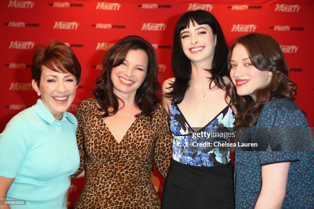 Actresses Patricia Heaton, Fran Drescher, Krysten Ritter and Kat ...