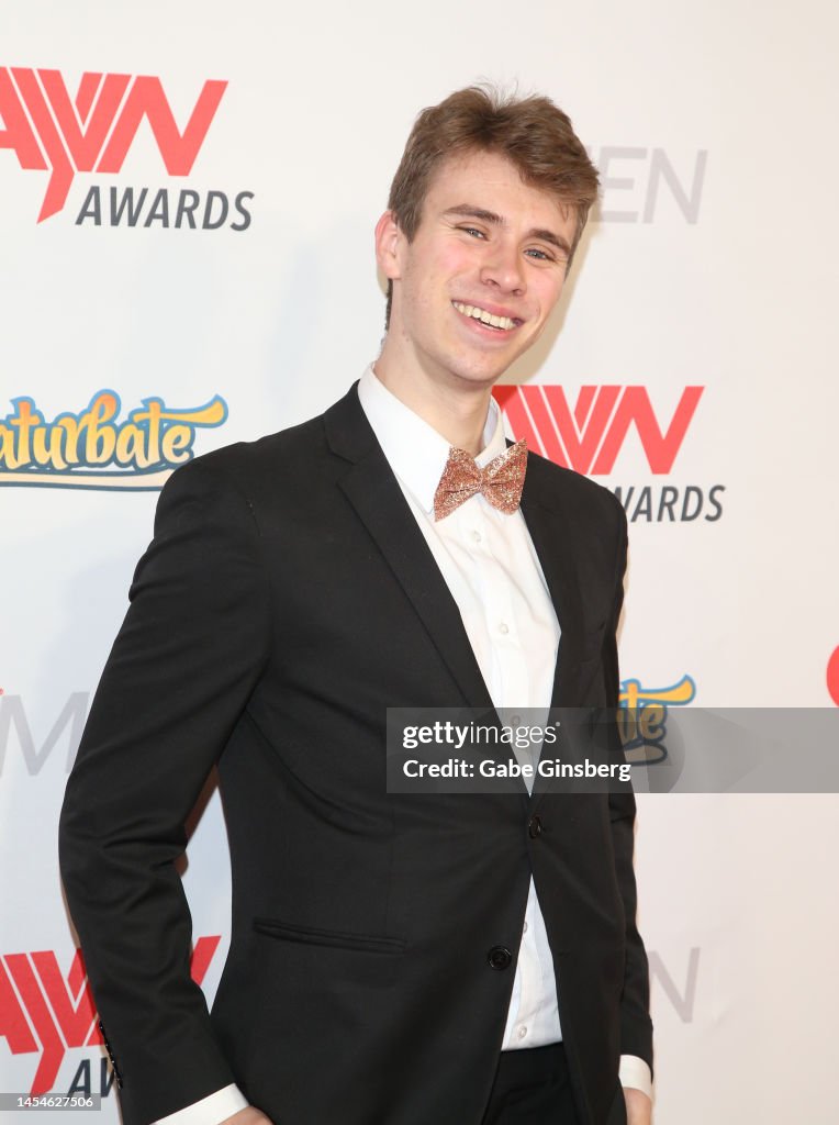 Adam Awbride attends the 2023 GayVN Awards show at Resorts World Las