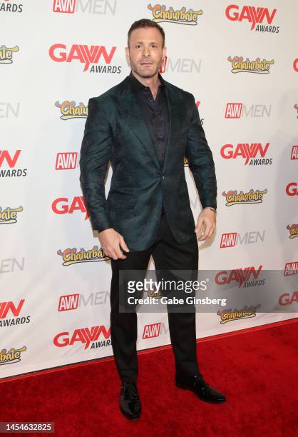 Austin Wolf attends the 2023 GayVN Awards show at Resorts World Las Vegas on January 05, 2023 in Las Vegas, Nevada.