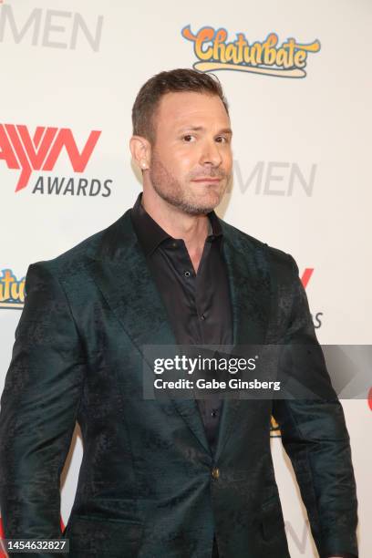 Austin Wolf attends the 2023 GayVN Awards show at Resorts World Las Vegas on January 05, 2023 in Las Vegas, Nevada.