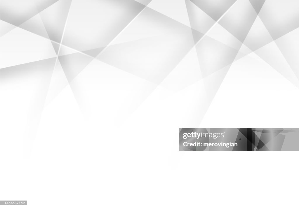 Abstract luxury geometric monochrome background with copy space. Modern futuristic background
