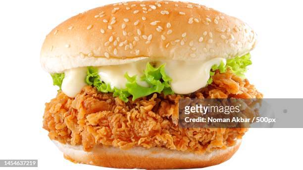 delicious crispy chicken burger with mayo,pakistan - fried chicken burger stock pictures, royalty-free photos & images