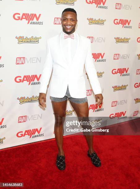 Andre Donovan attends the 2023 GayVN Awards show at Resorts World Las Vegas on January 05, 2023 in Las Vegas, Nevada.