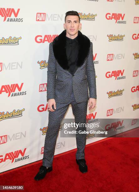 Kevin Benoit attends the 2023 GayVN Awards show at Resorts World Las Vegas on January 05, 2023 in Las Vegas, Nevada.