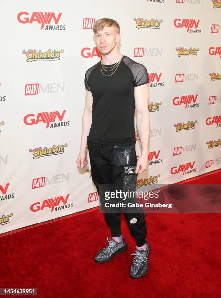 Jesse Stone attends the 2023 GayVN Awards show at Resorts World Las Vegas on January 05, 2023 in Las Vegas, Nevada.