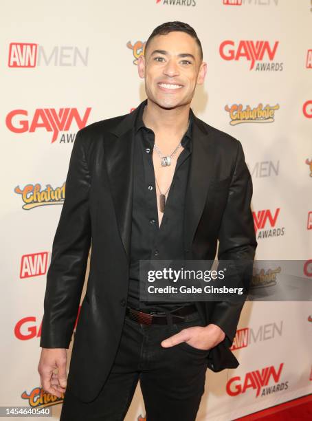 Joshua Parks attends the 2023 GayVN Awards show at Resorts World Las Vegas on January 05, 2023 in Las Vegas, Nevada.