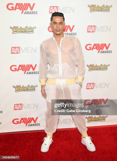 Cesar Xes attends the 2023 GayVN Awards show at Resorts World Las Vegas on January 05, 2023 in Las Vegas, Nevada.