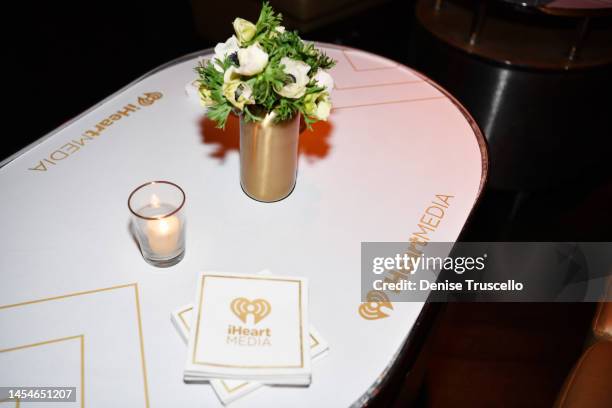 General view during iHeartMedia and MediaLink's VIP executive dinner in partnership with Delta Air Lines at CES at Intrigue Nightclub at Wynn Las...