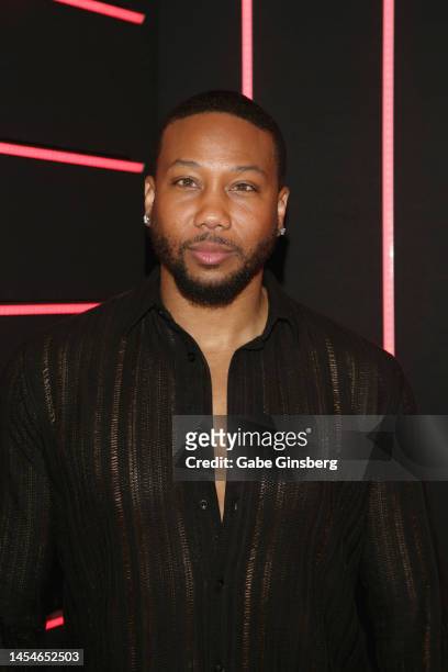 Adult film actor John Legendary attends the pop-up Vixen store during the 2023 AVN Adult Expo at Resorts World Las Vegas on January 05, 2023 in Las...