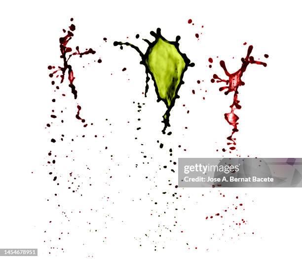 Blood Splatter On Black Background Photos and Premium High Res Pictures