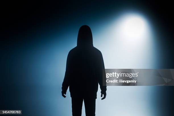 silhouette of man - body silhouette stock pictures, royalty-free photos & images