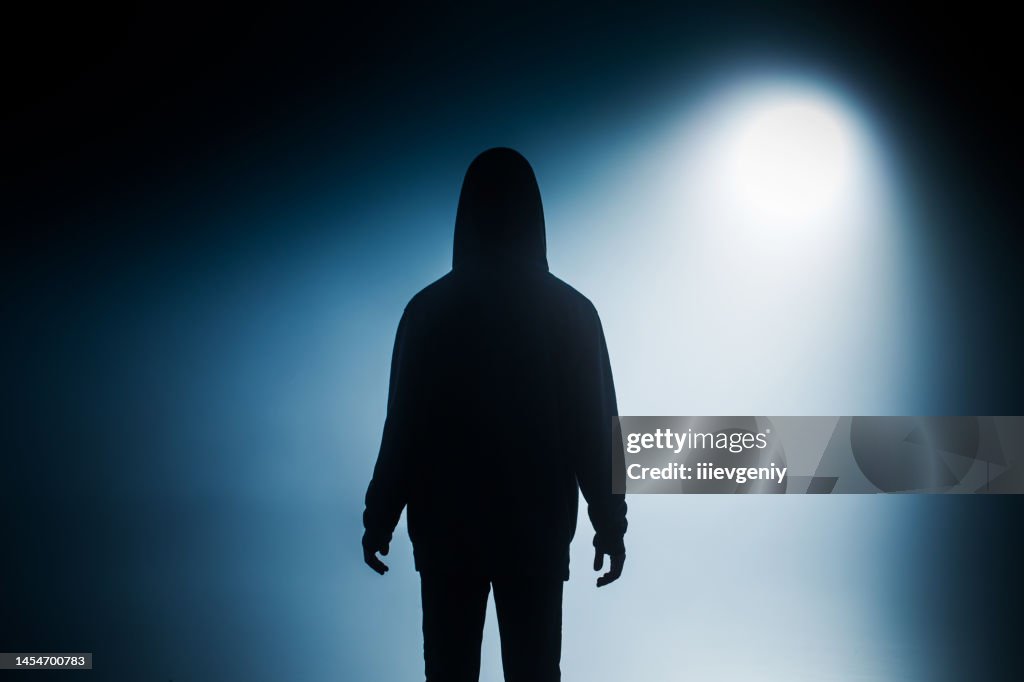 Silhouette of man