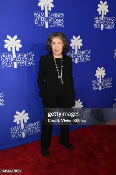 Lily Tomlin attends the world premiere opening night screening of “80 For Brady” during the 34th Annual Palm Springs International Film Festival on...