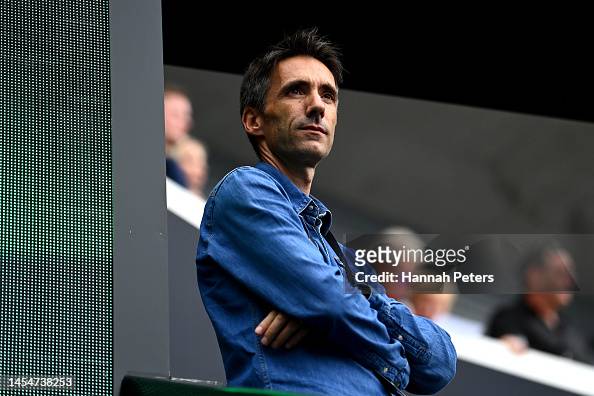 Tournament Director Nicolas Lamperin looks on during the semi final ...