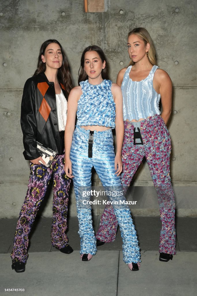 Danielle Haim, Alana Haim, and Este Haim attend Louis Vuitton and W News  Photo - Getty Images