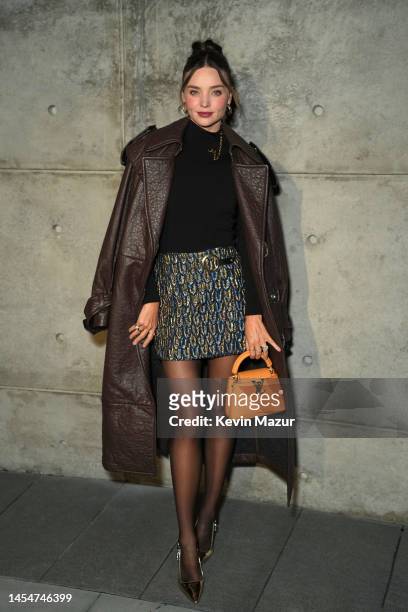 Miranda Kerr attends Louis Vuitton and W Magazine's awards season dinner on January 06, 2023 in Beverly Hills, California.