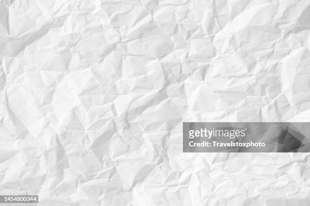 start with a white sheet of paper. start something from scratch. space for new creative ideas. texture of crumpled white paper. innovative business idea. paper texture background. textured paper. blank sheet of paper. - scrap book stock pictures, royalty-free photos & images