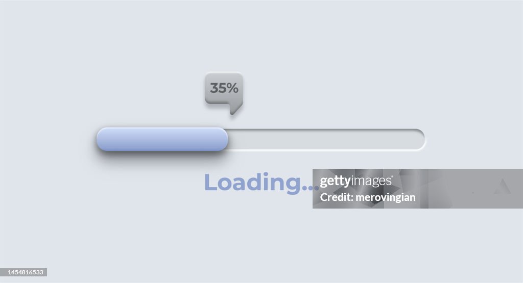 Loading Bar Progress Bar High-Res Vector Graphic - Getty Images