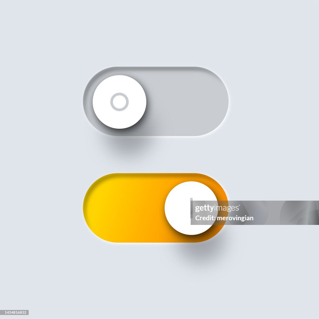 Power Button For Mobile App Modern Trendy Neumorphism User Interface ...