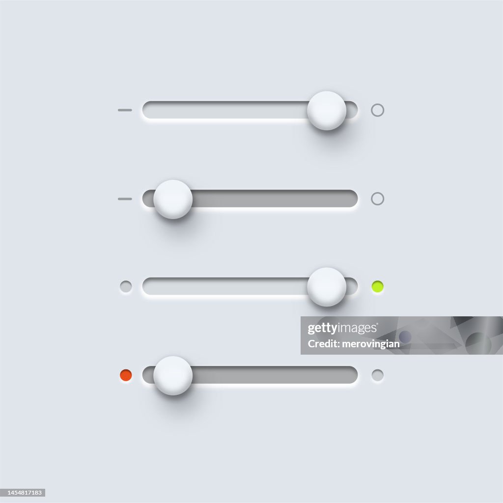 User Interface Sliders High-Res Vector Graphic - Getty Images