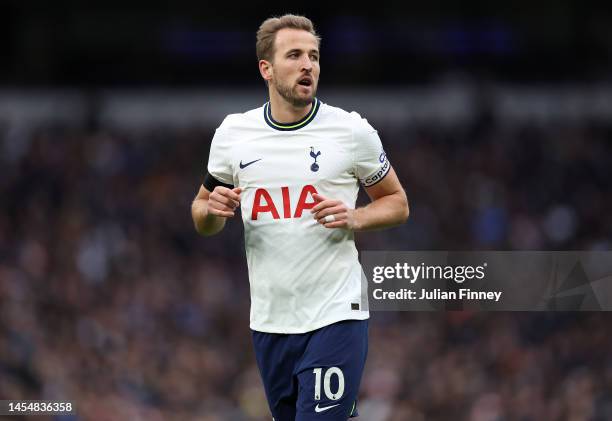 Harry Kane of Tottenham Hotspurs in action during the Emirates FA Cup third round matcvh between Tottenham Hotspurs and Portsmouth at Tottenham...