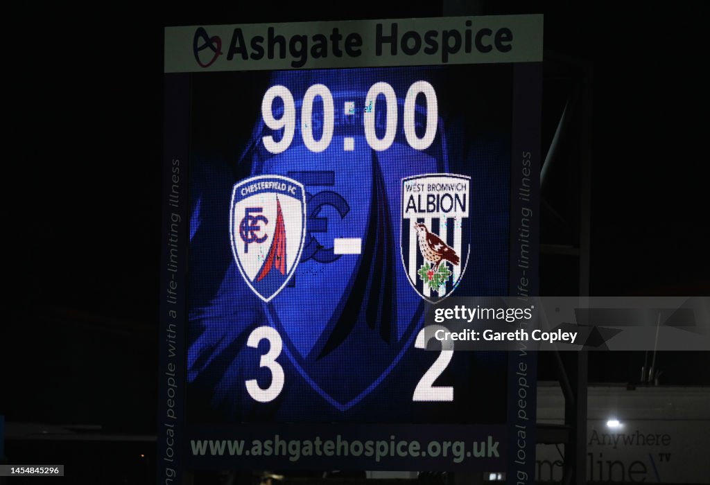 Chesterfield v West Bromwich Albion: Emirates FA Cup Third Round