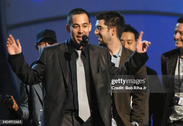 Linkin Park at the 48th Grammy Awards show, February 8, 2006 in Los Angeles, California.
