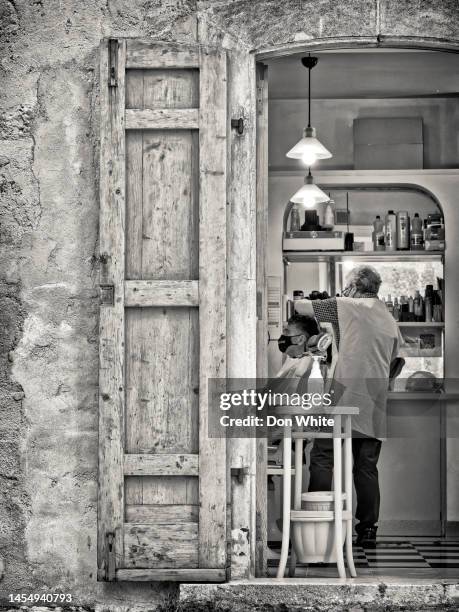 tuscany region of italy - cut hair mask stock pictures, royalty-free photos & images