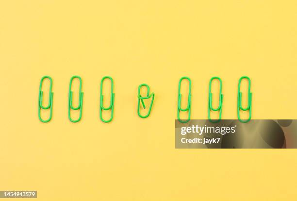 paper clips - communication problems stock pictures, royalty-free photos & images