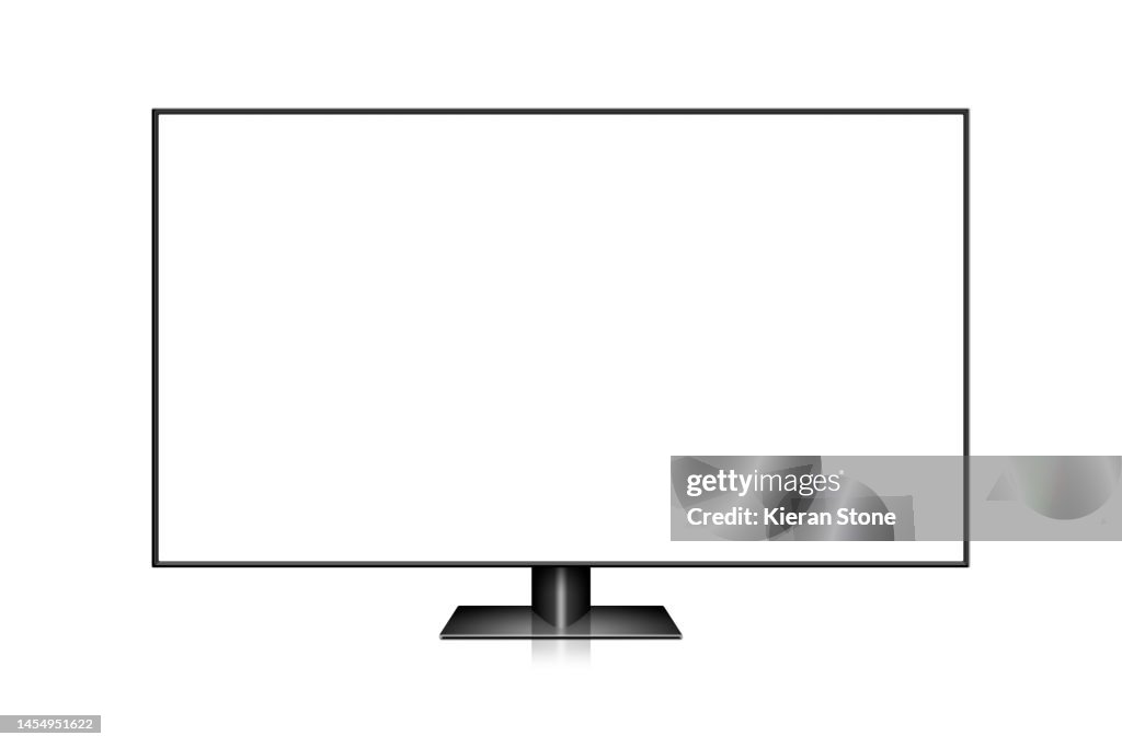 Blank TV with TV Stand