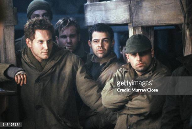 Actors Cole Hauser and Rory Cochrane in a scene from the film 'Hart's War', 2002.