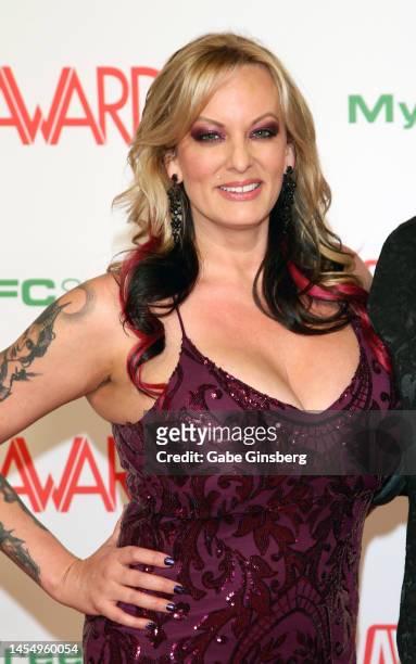 Stormy Daniels attends the 2023 Adult Video News Awards at Resorts World Las Vegas on January 07, 2023 in Las Vegas, Nevada.