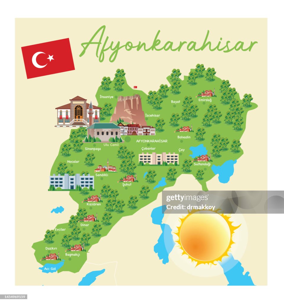 Afyon Map